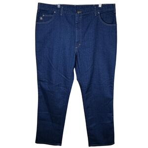 Greystone Denim Jeans Mens Size 46 Dark Wash Straight Leg‎ USA Made Cotton
